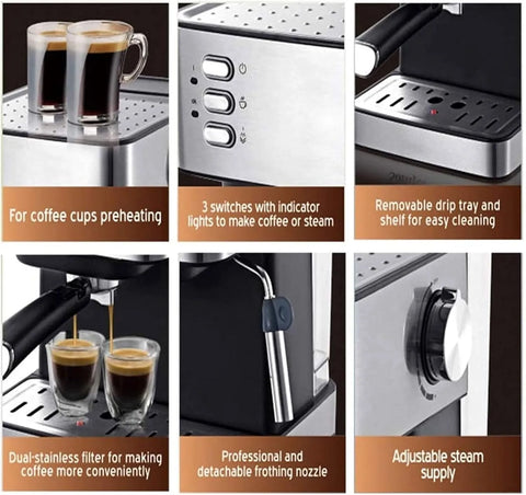 Elite EEM-010 detail | Elite EEM-010 Espresso Machine | ShandaarBuy