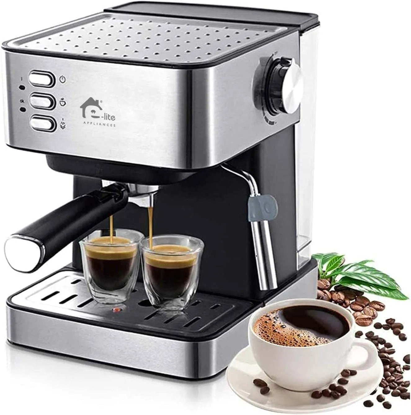 Elite EEM-010 alternate view | Elite EEM-010 Espresso Machine | ShandaarBuy