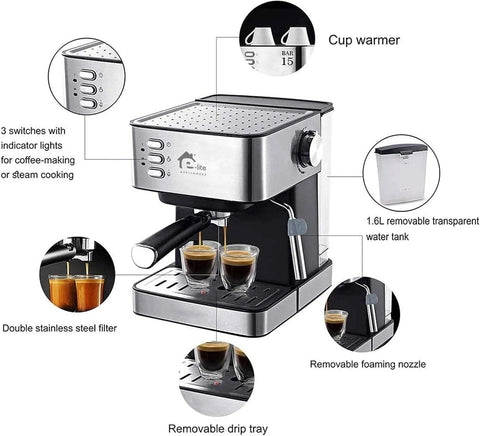 Elite EEM-010 packaging | Elite EEM-010 Espresso Machine | ShandaarBuy