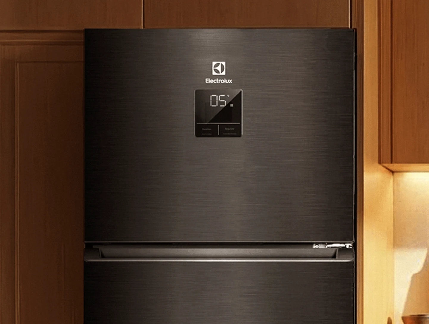Electrolux ELR-ITMF 579 BV Top Mount No Frost Inverter Refrigerator 579L - Black - closed doors front lifestyle view