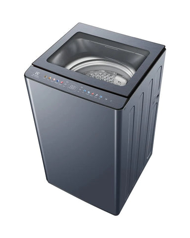 Electrolux ELWM-TL100 G INV Top Load Inverter Fully Automatic Washing Machine - Metal Blue - front view
