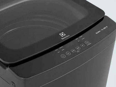 Electrolux ELWM-TL80 G Top Load Fully Automatic Washing Machine - Grey - control panel and lid close-up