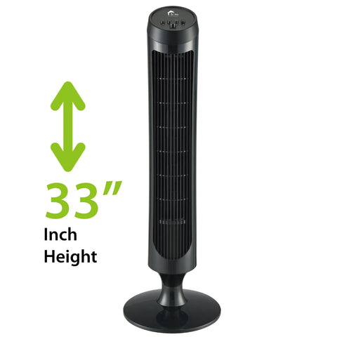 Elite ETF-001 front view | Elite ETF-001 33 Inch Tower Fan | ShandaarBuy