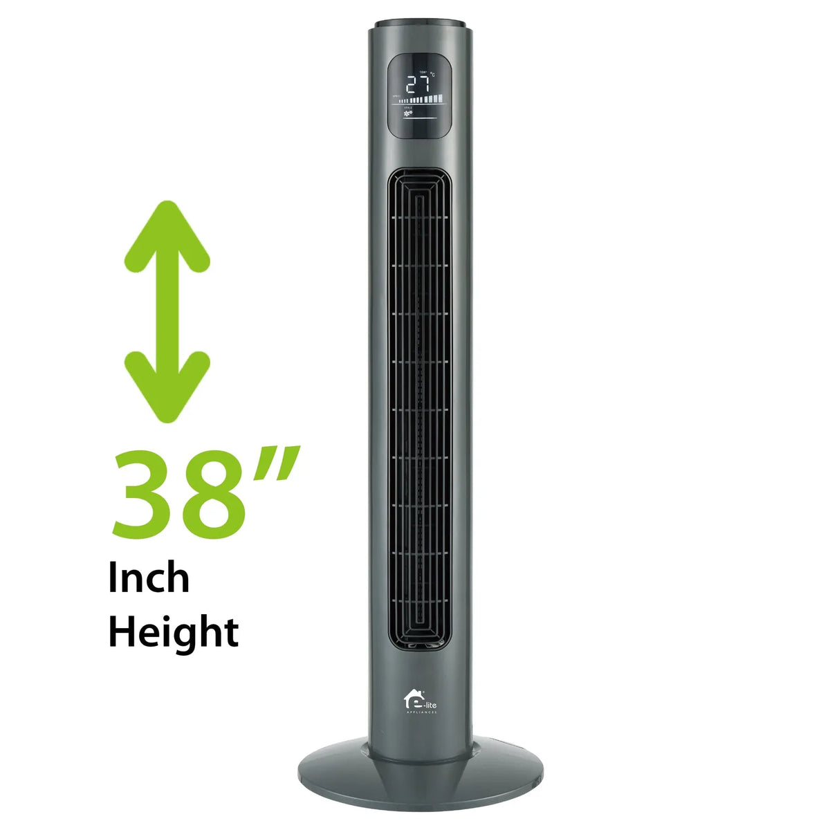 Elite ETF-002 front view | Elite ETF-002 38 Inch Tower Fan | ShandaarBuy