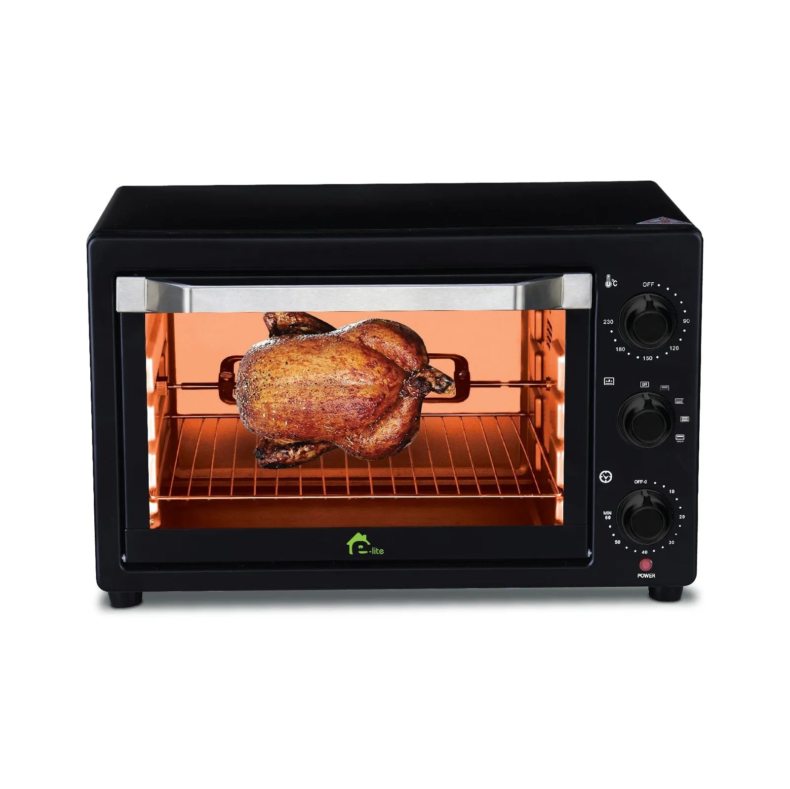 Elite ETO-221R front view | Elite ETO-221R 22 Litre Oven Toaster | ShandaarBuy