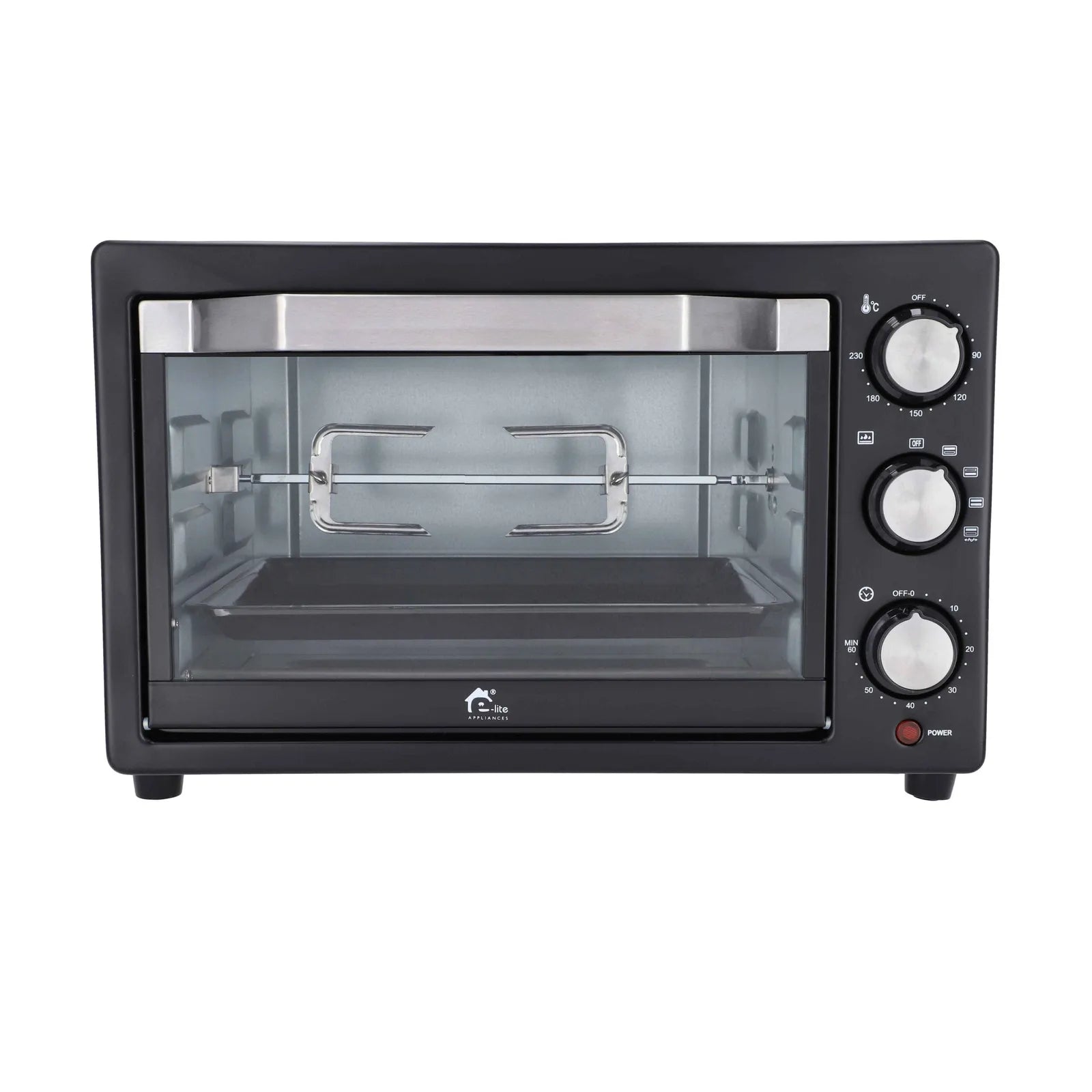 Elite ETO-221R side view | Elite ETO-221R 22 Litre Oven Toaster | ShandaarBuy