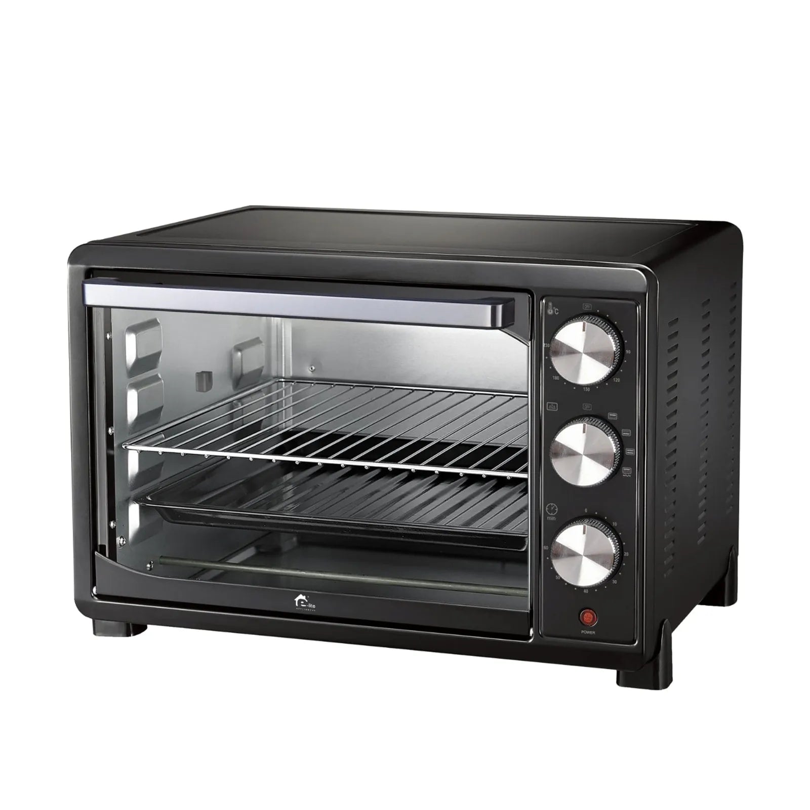 Elite ETO-321R side view | Elite ETO-321R 30 Litre Oven Toaster | ShandaarBuy