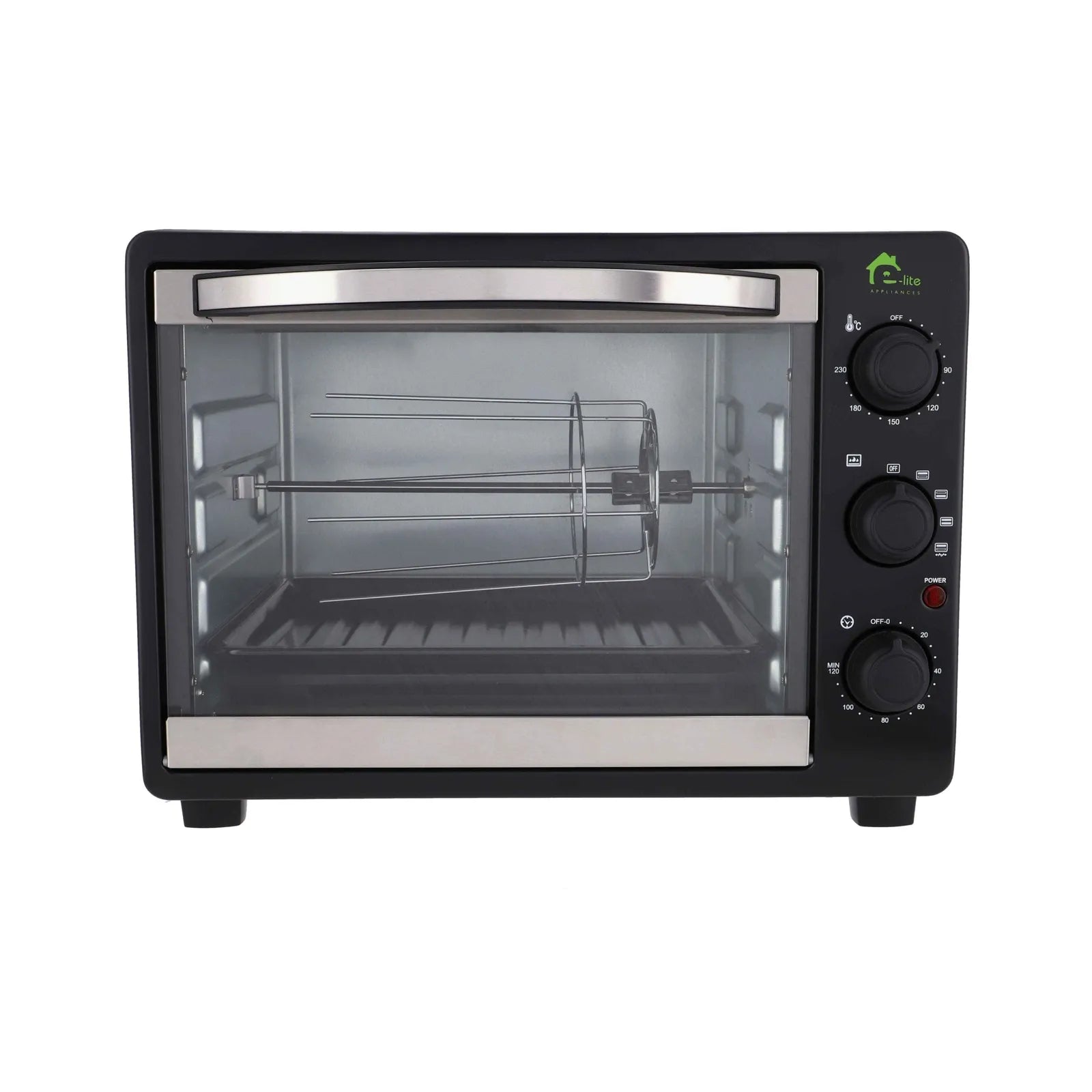 Elite ETO-354R side view | Elite ETO-354R 38 Litre Oven Toaster | ShandaarBuy