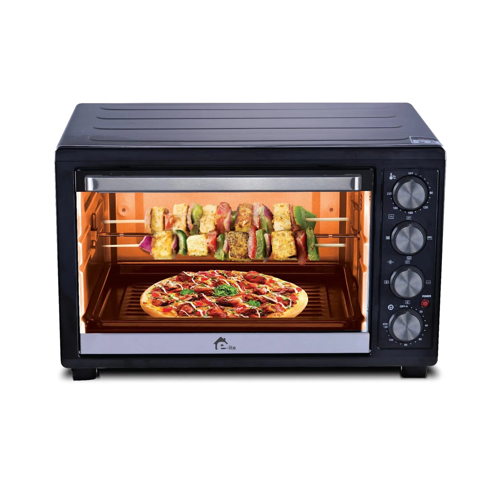 Elite ETO-453R front view | Elite ETO-453R 45 Litre Oven Toaster | ShandaarBuy