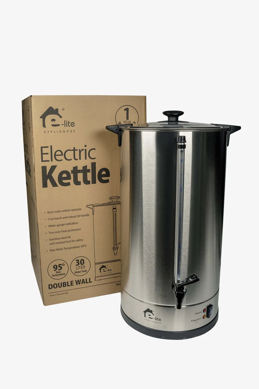 Elite EWK-30D in use | Elite EWK-30D 30 Litre Electric Kettle | ShandaarBuy