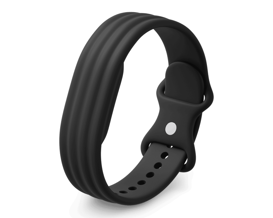 Google Fitbit Air Obsidian Active Band silicone sports band fastened