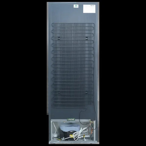 Gree GR-D7620G Denali Glass Door Refrigerator 310 Litres – Mirror Black – side view