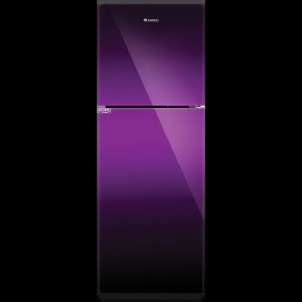 Gree GR-D7620G Denali Glass Door Refrigerator 310 Litres – Purple – front view