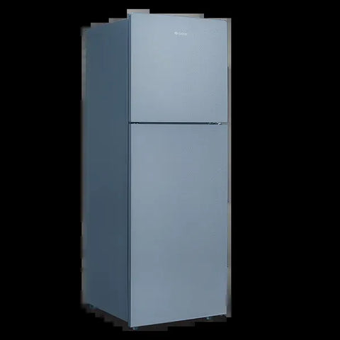 Gree GR-D7680G Denali Glass Door Refrigerator 340 Litres – Mirror Black – angle view