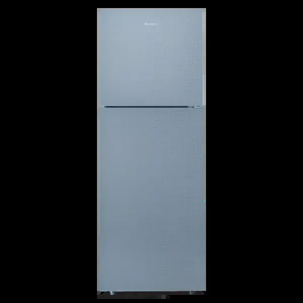 Gree GR-D7680G Denali Glass Door Refrigerator 340 Litres – Mirror Black – front view