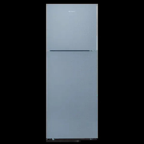Gree GR-D7680G Denali Glass Door Refrigerator 340 Litres – Mirror Black – front view