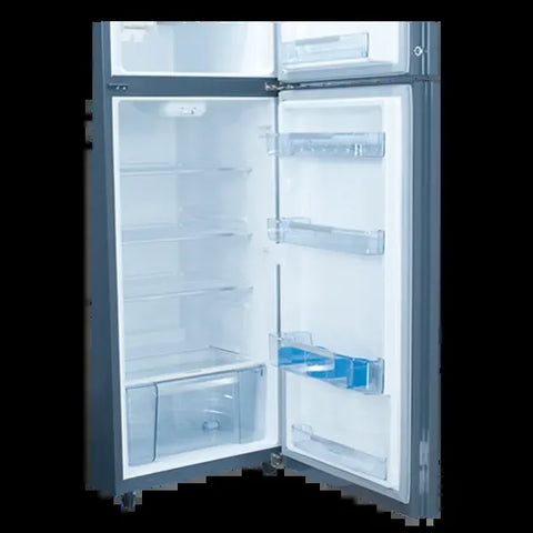 Gree GR-D7680G Denali Glass Door Refrigerator 340 Litres – Mirror Black – side view