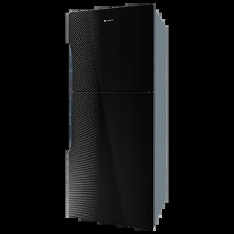 Gree GR-ES8768G Everest Glass Door Refrigerator 384 Litres – Black Textured – open view