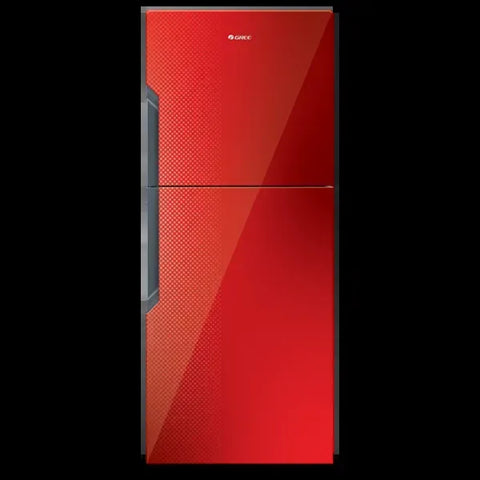 Gree GR-ES8768G Everest Glass Door Refrigerator 384 Litres – Red Textured – interior view