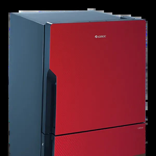 Gree GR-ES8890G Everest Glass Door Refrigerator 445 Litres – Red Textured – interior view