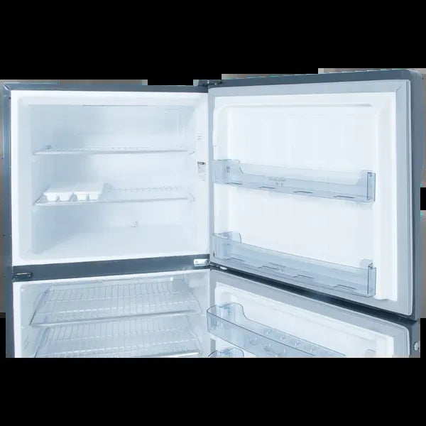 Gree GR-ES9978G Everest Glass Door Refrigerator 489 Litres – Black Floral – side view