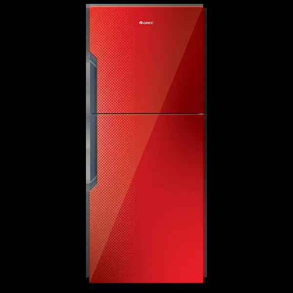 Gree GR-ES9978G Everest Glass Door Refrigerator 489 Litres – Red Textured – front view