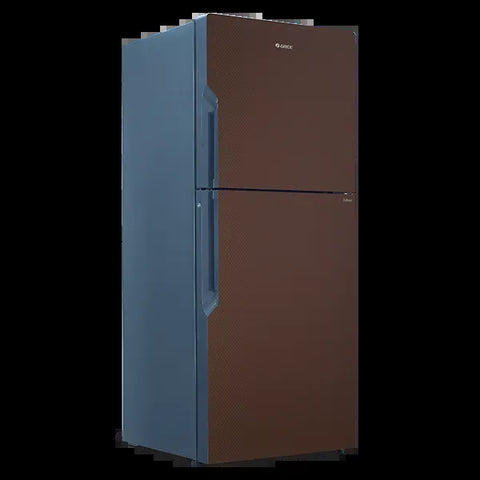 Gree GR-ES9978G Everest Glass Door Refrigerator 489 Litres – Brown Textured – open view