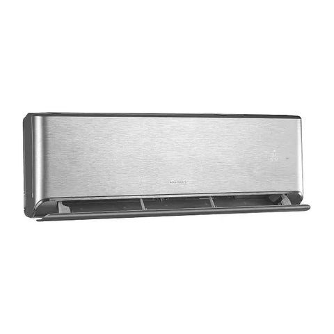 Gree 1 Ton Airy Pro Inverter Split AC Heat & Cool GS-12AITH24S-T3 – Silver Brushed – angle view