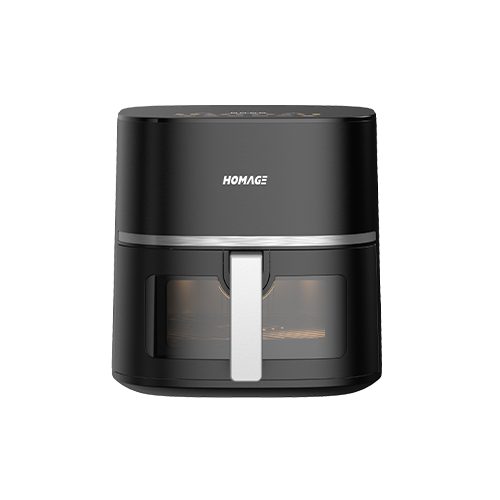Homage HAF-5LDB0 Air Fryer — side view | Homage HAF-5LDB0 Air Fryer Digital Control | ShandaarBuy