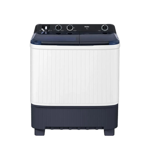 Haier HWM 100-1217 10KG Semi Automatic Twin Tub Washing Machine - front view