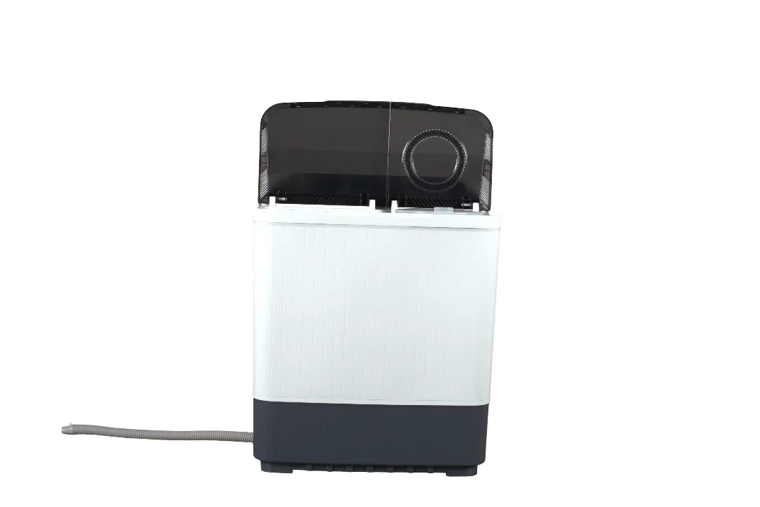 Haier HWM 100-1217 10KG Semi Automatic Twin Tub Washing Machine - side view