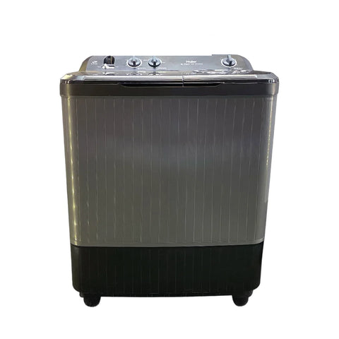 Haier HWM 100-196G 10KG Semi Automatic Twin Tub Washing Machine - front view