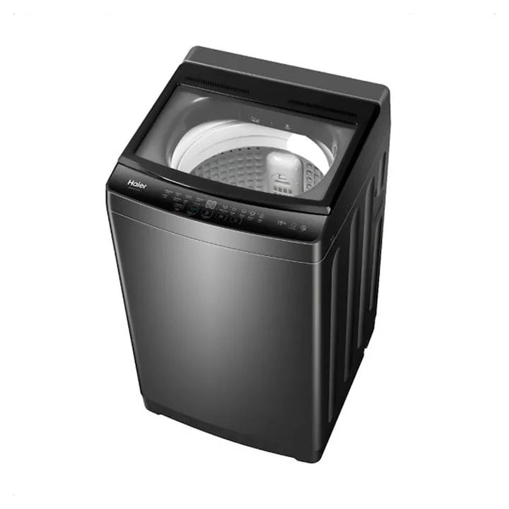Haier HWM 100-316HS8 10KG Top Load Fully Automatic Washing Machine - open lid view