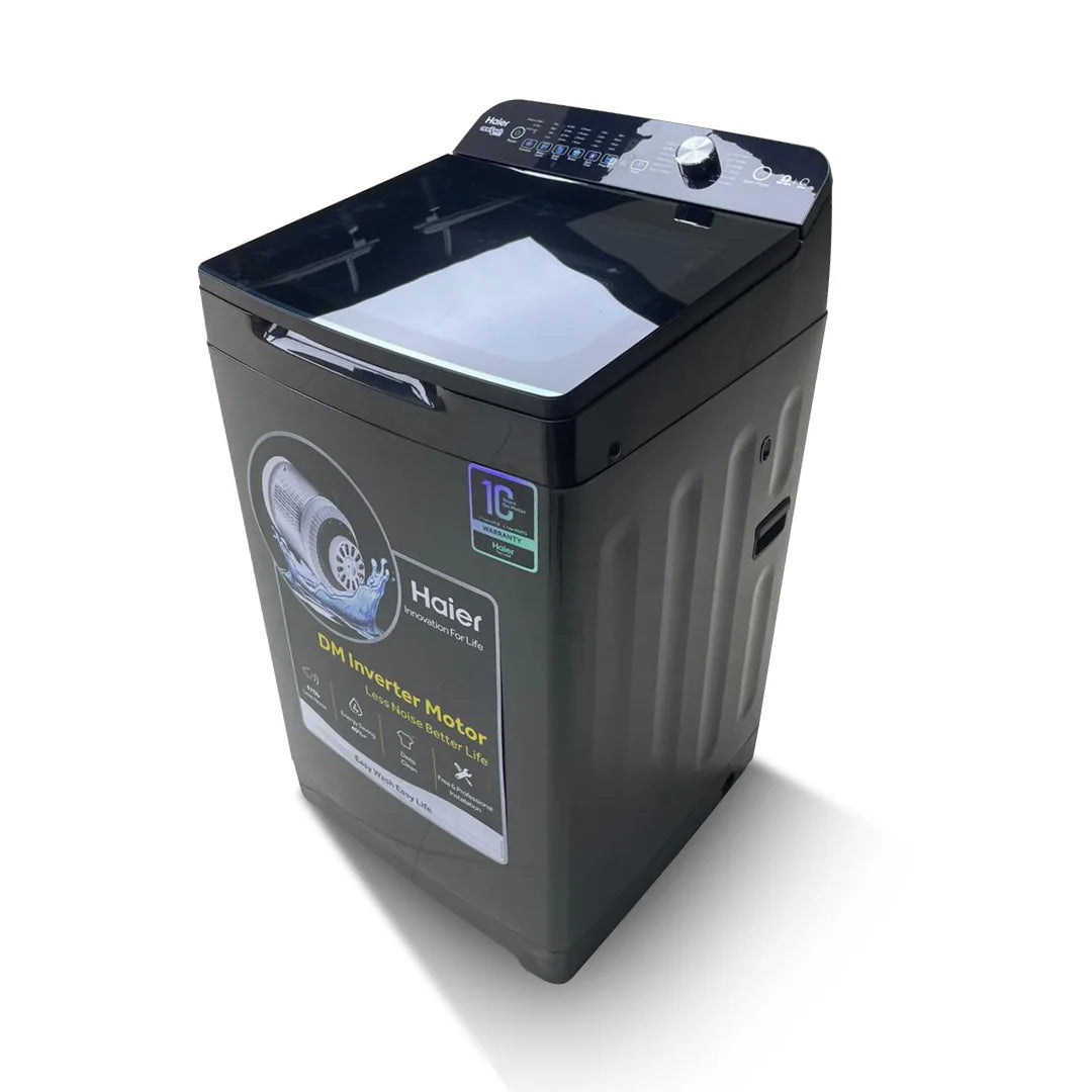 Haier HWM 130-B699S8 13KG Top Load Fully Automatic Washing Machine - angled view