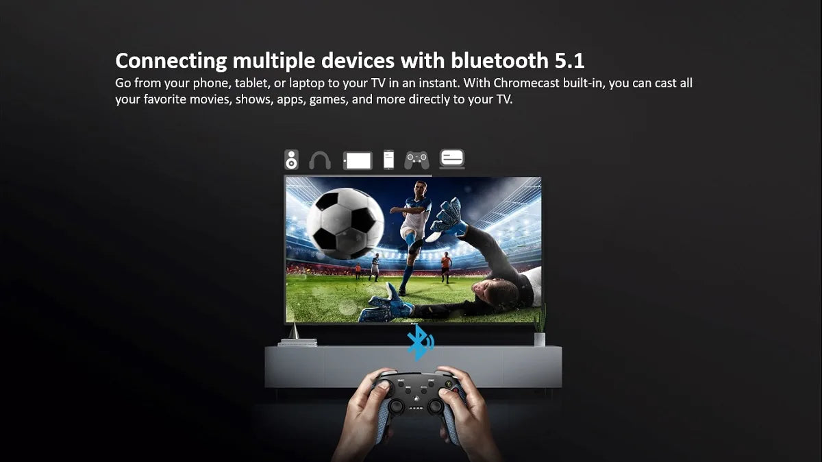 Haier 43" H43K85FX LED Full HD Google TV angle view
