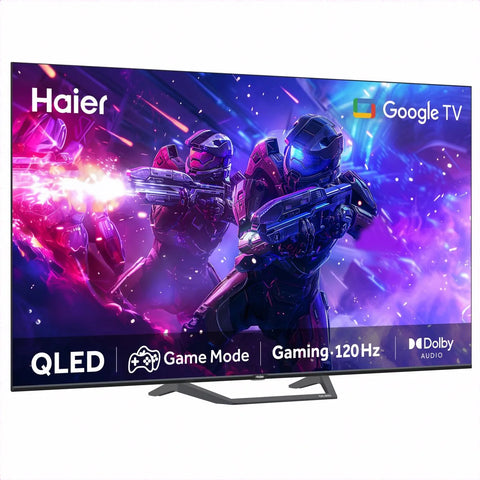 Haier 55" H55S80EUX QLED 4K Google TV side view