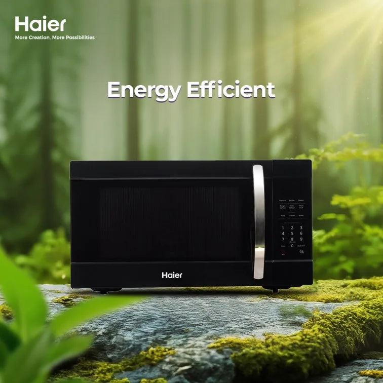 Haier HMN-62MX80 Black solo microwave oven official photo 4