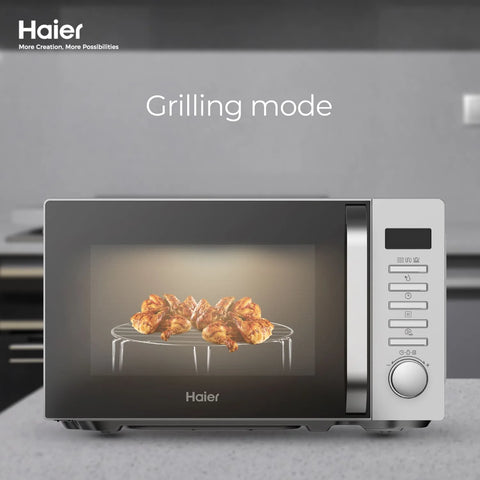 Haier HMW-20DGS Silver grill microwave oven official photo 5