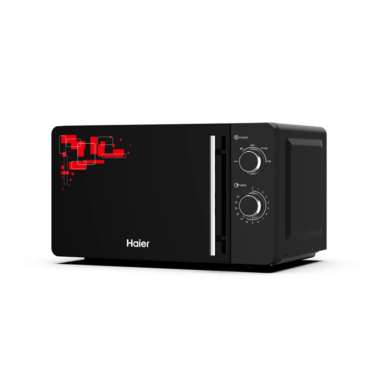 Haier HMW-20MHES Black solo microwave oven official photo 2