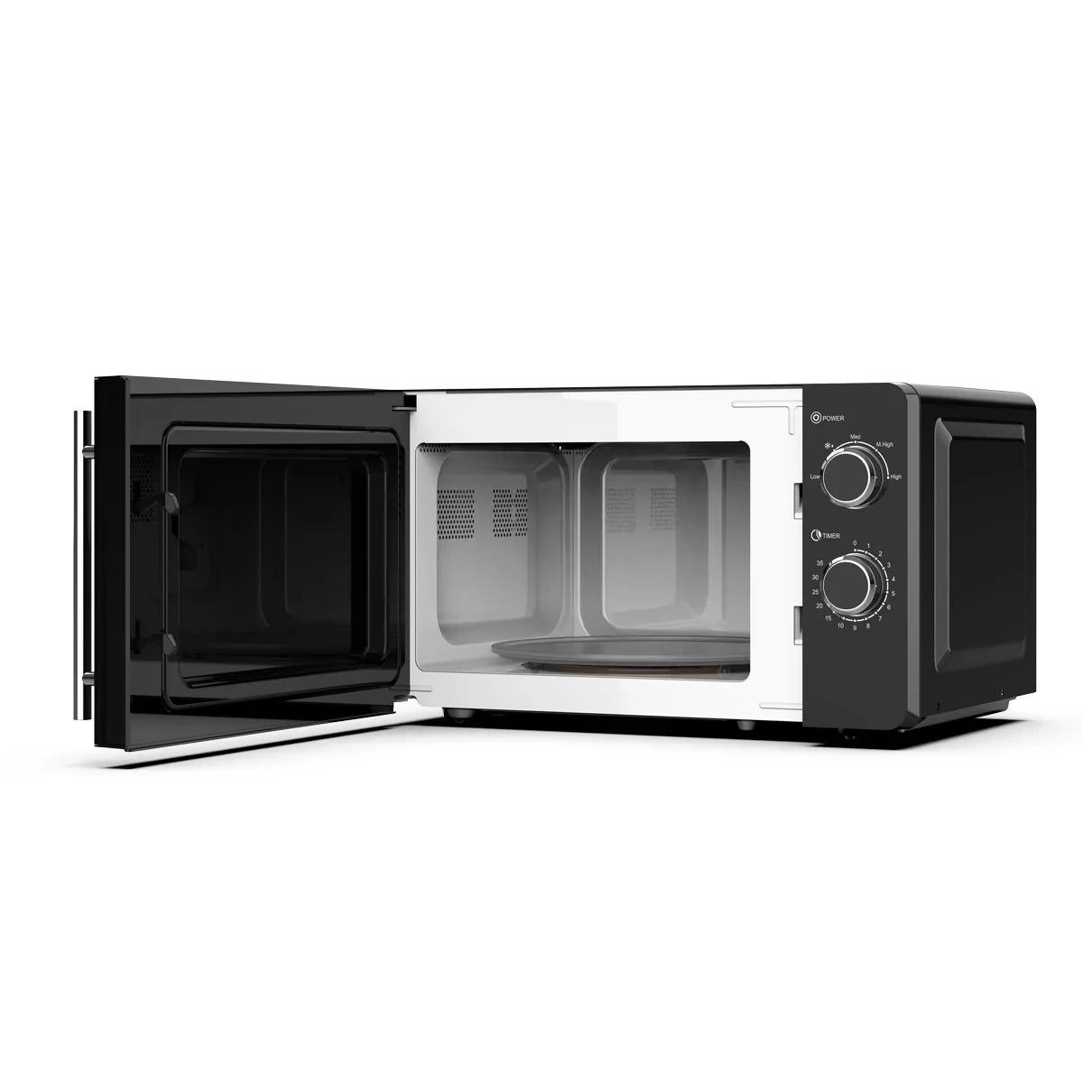 Haier HMW-20MHES Black solo microwave oven official photo 4