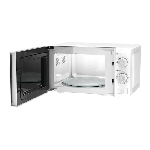 Haier HMW-20MWS white microwave oven door open