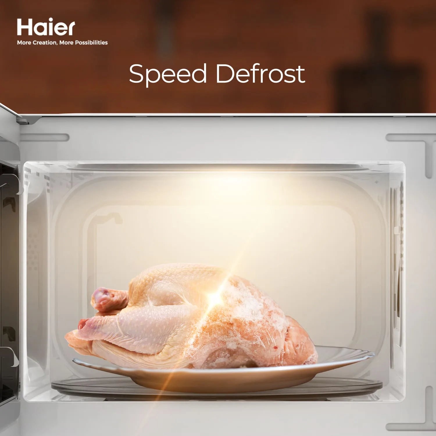 Haier HMW-20MX12 Black solo microwave oven official photo 5