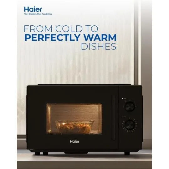 Haier HMW-26MBH Black solo microwave oven official photo 5