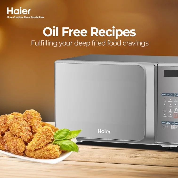 Haier HMW-30AFS Silver air fryer microwave oven official photo 6