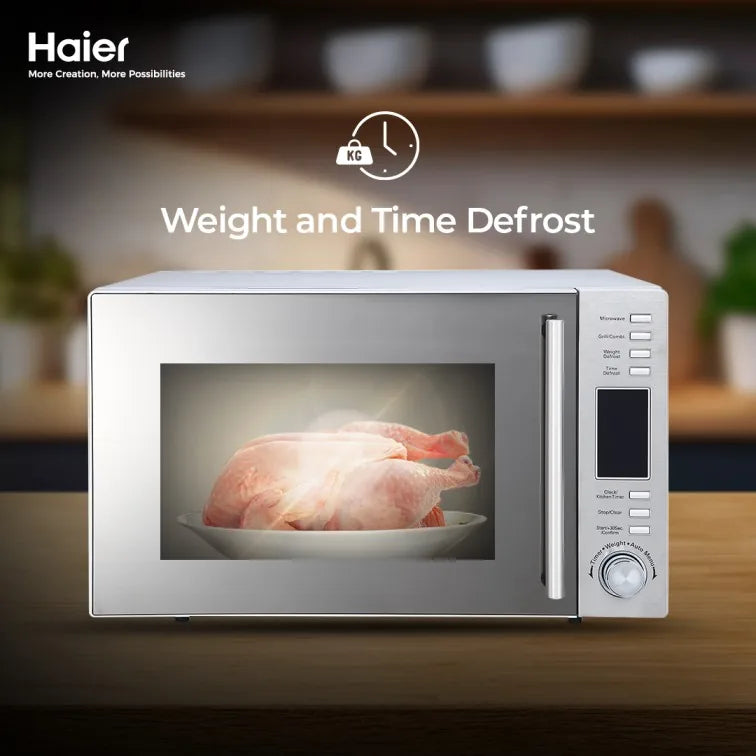 Haier HMW-32300S Silver grill microwave oven official photo 5