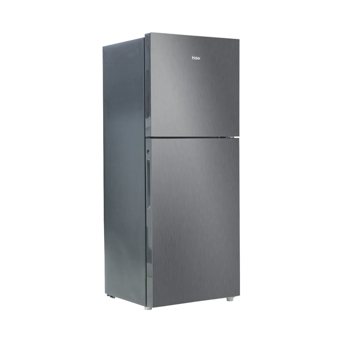 Haier HRF-246EBS E-Star Refrigerator – Silver angle view