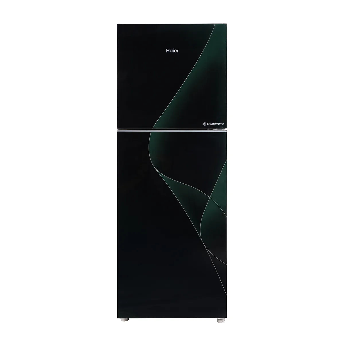 Haier HRF-246IPGA Smart Inverter Refrigerator – Green front view