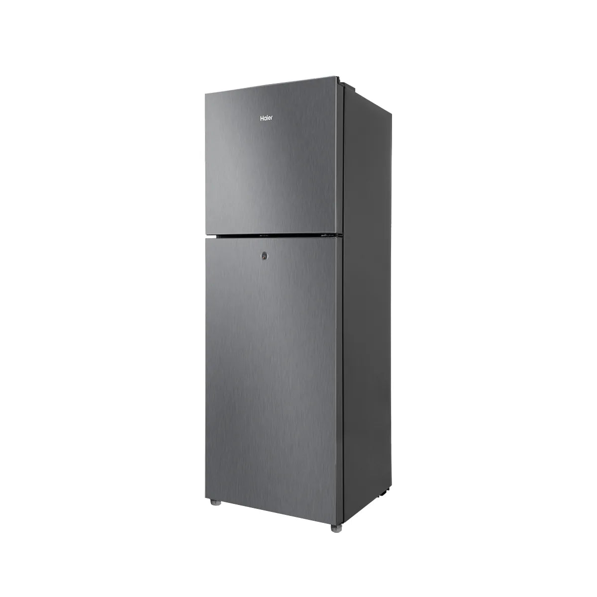 Haier HRF-276EBS E-Star Refrigerator – Silver angle view