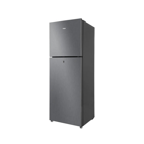 Haier HRF-276EBS E-Star Refrigerator – Silver angle view