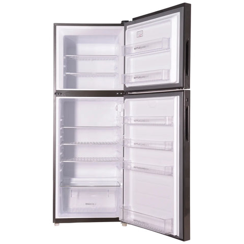 Haier HRF-276EPB E-Star Glass Door Refrigerator – Black Glass interior view